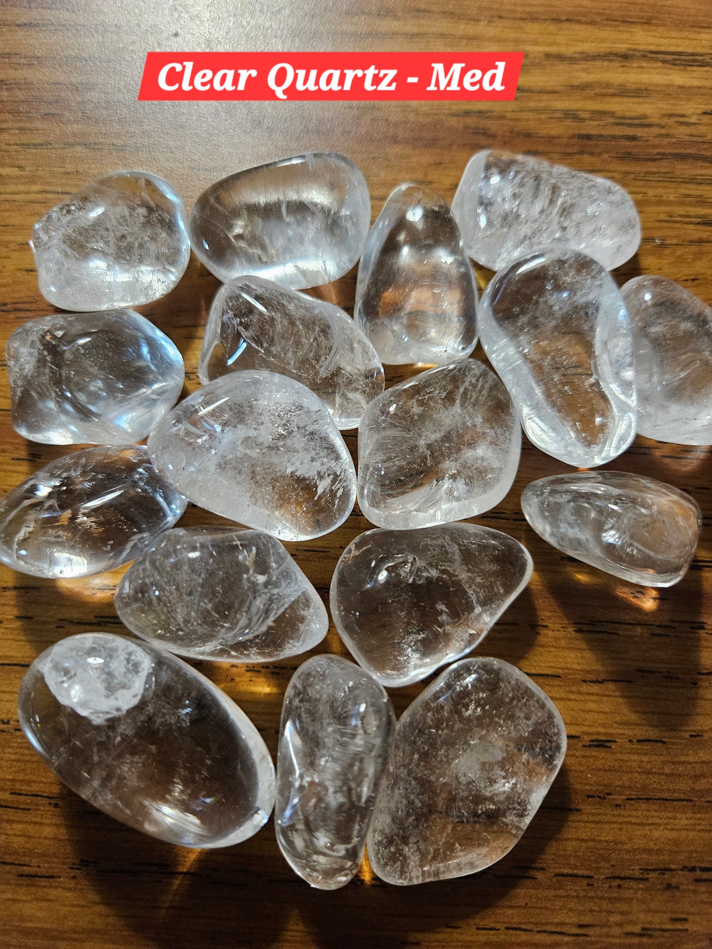 Clear Quartz Tumble Stones
