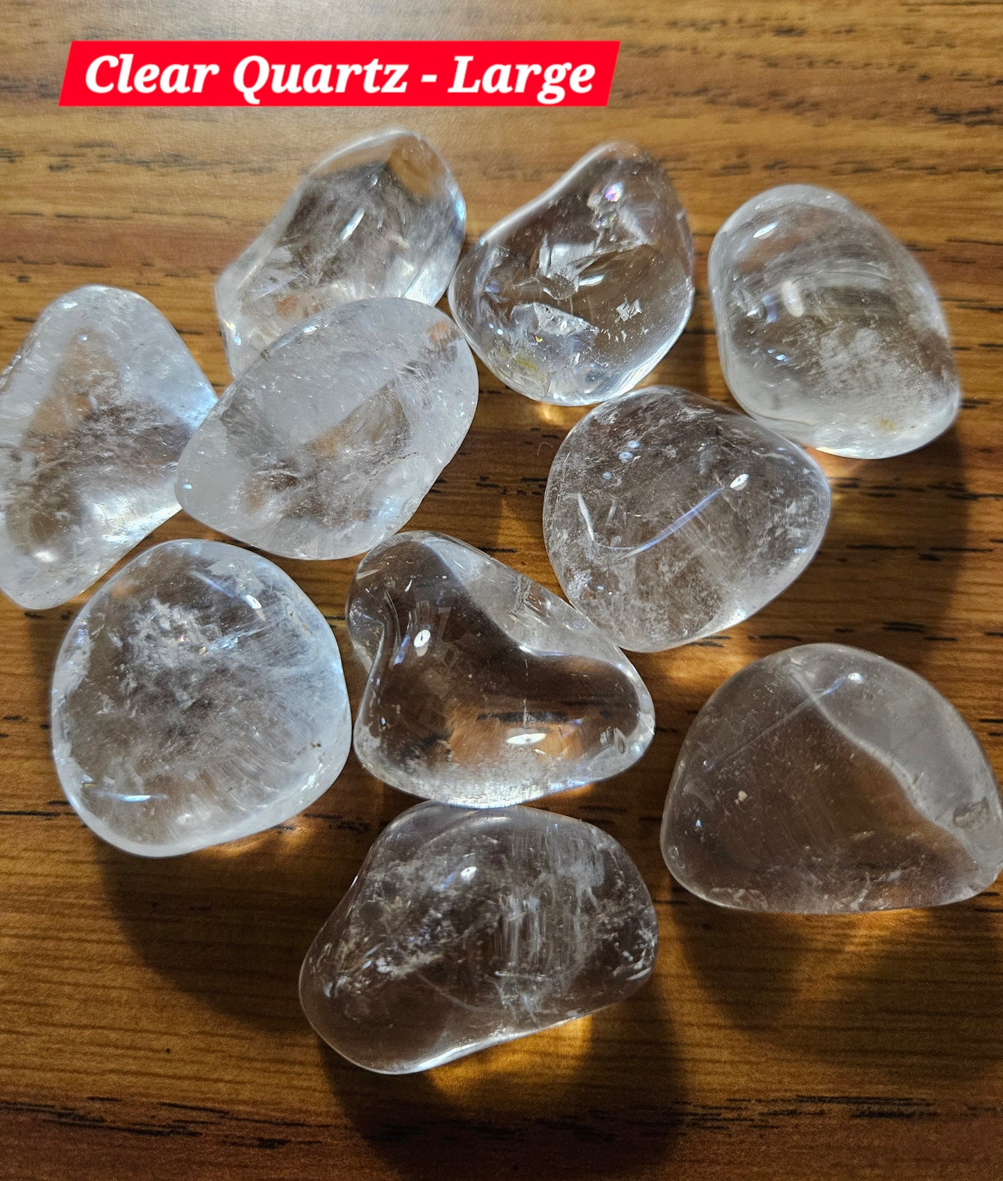 Clear Quartz Tumble Stones