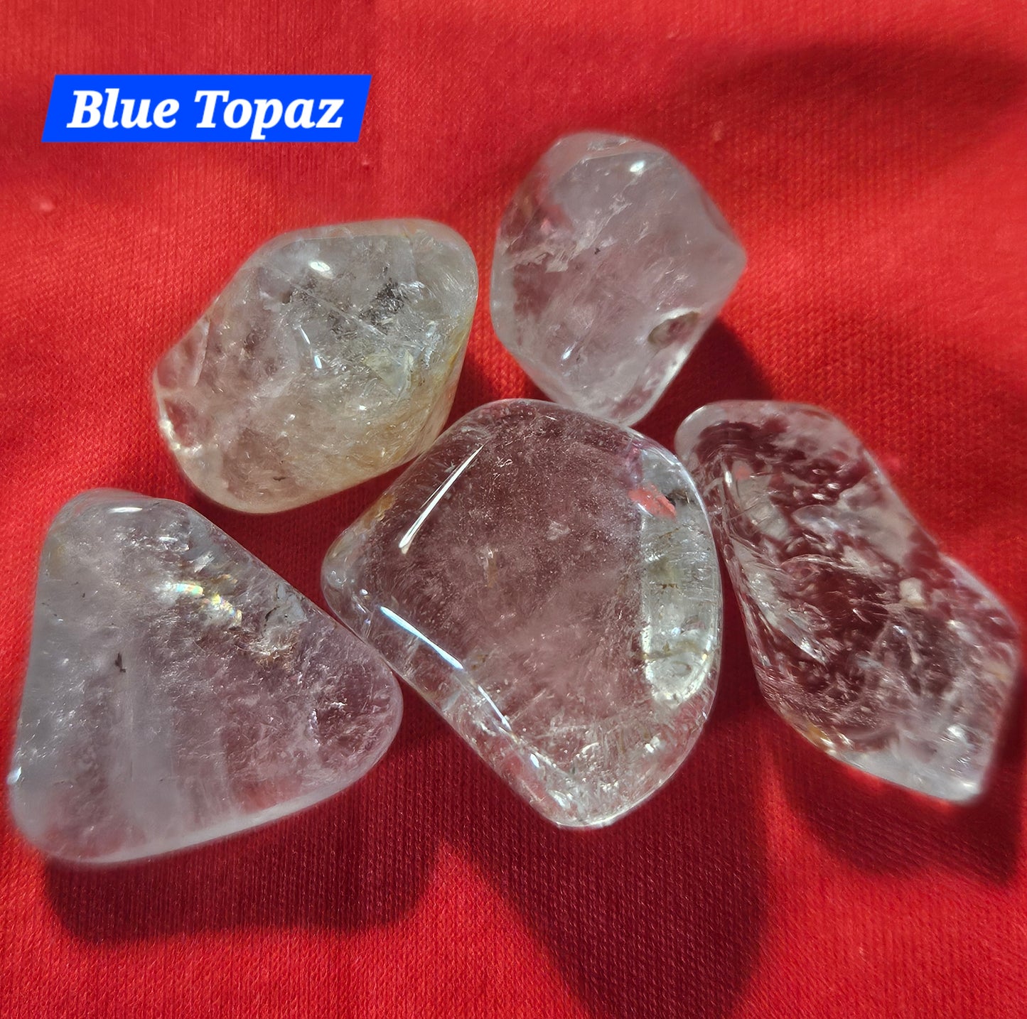 Blue Topaz Tumble Stones