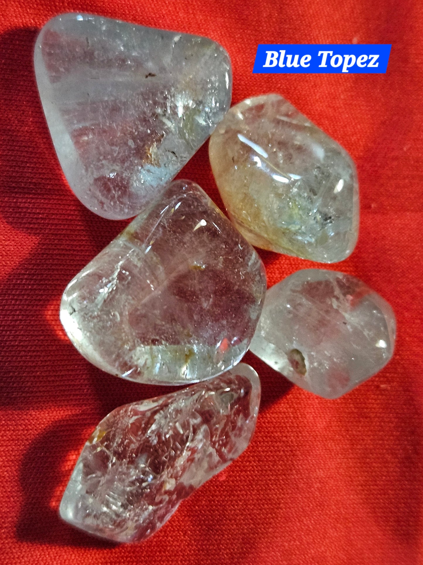 Blue Topaz Tumble Stones
