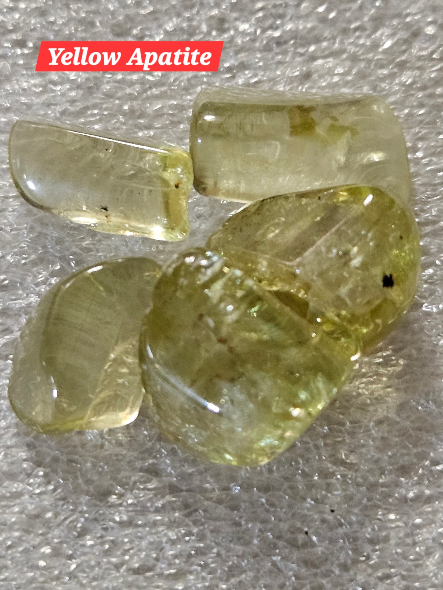 Yellow Apatite Tumble Stone