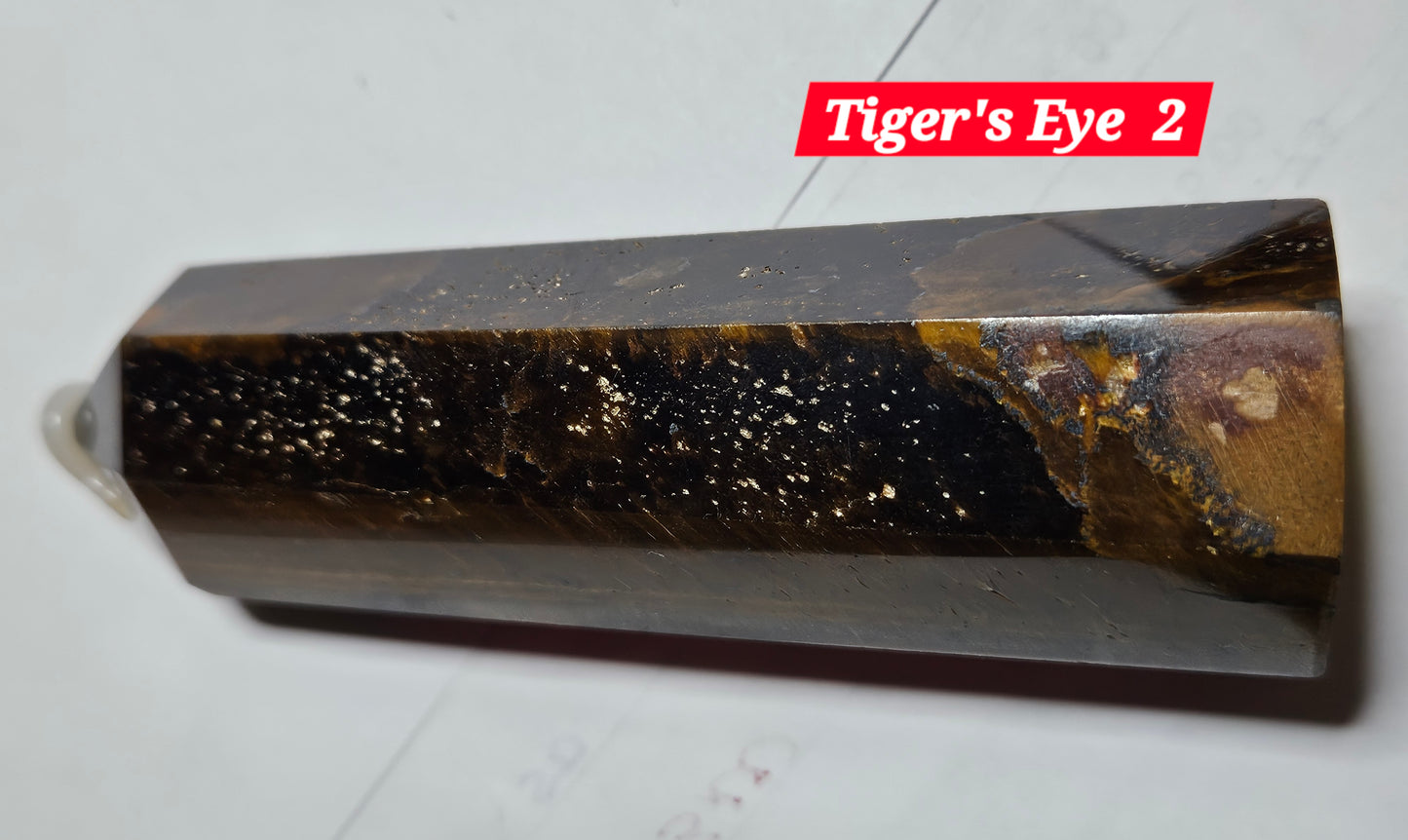 Tiger's Eye Crystal Towers