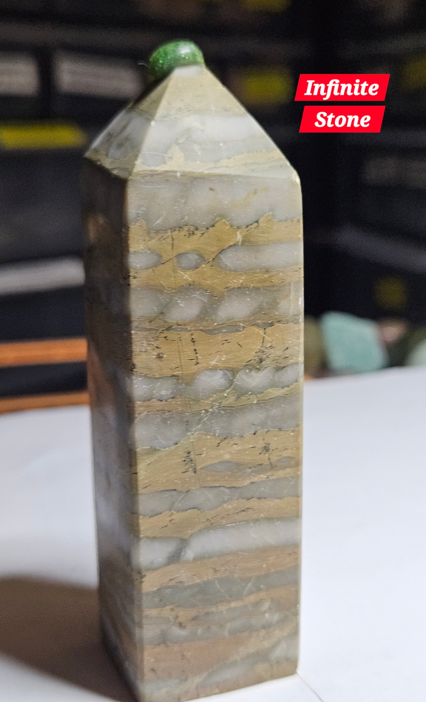 Infinite Stone Crystal Tower