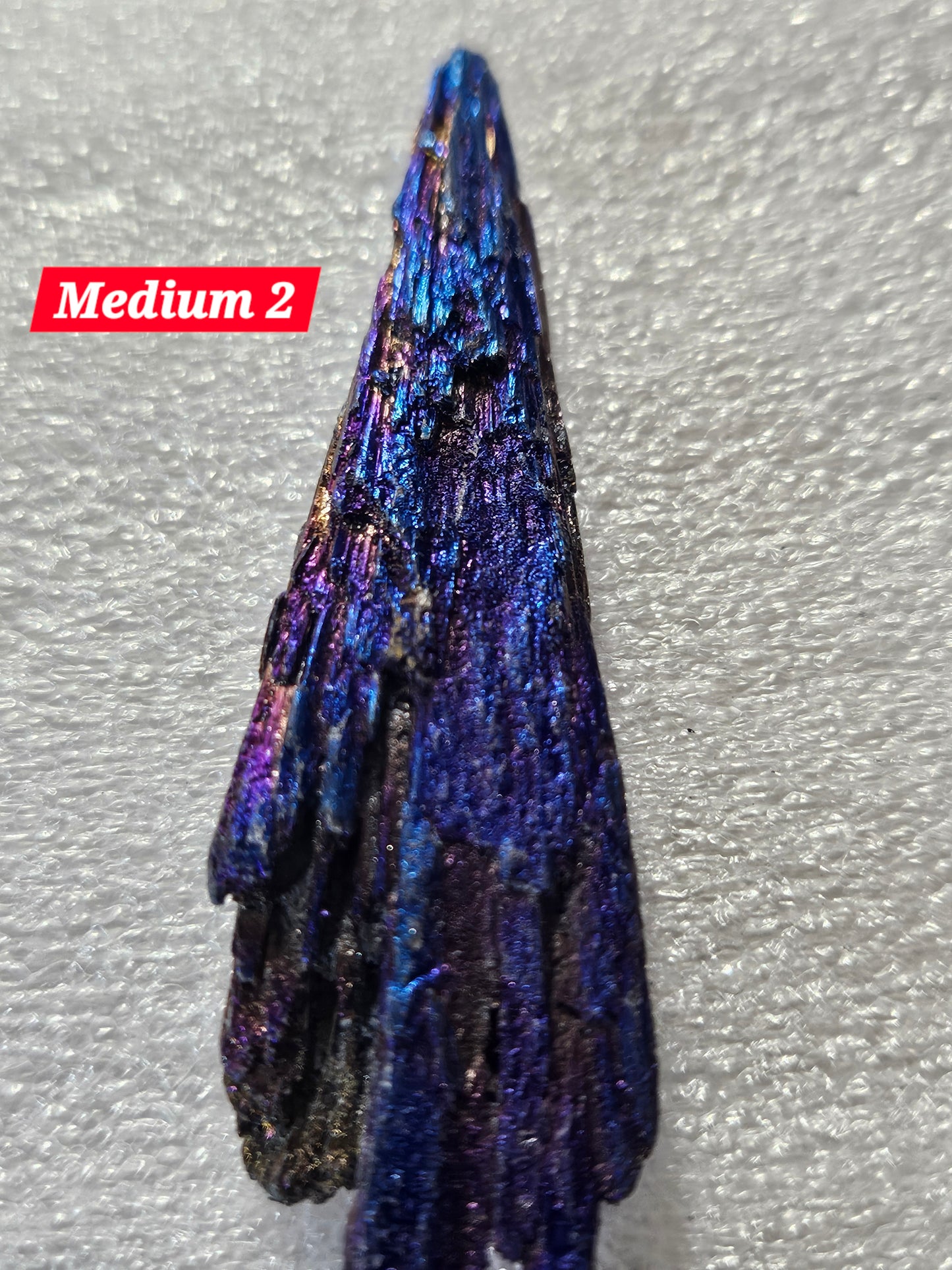 Titanium Blue Kyanite Fan - Medium