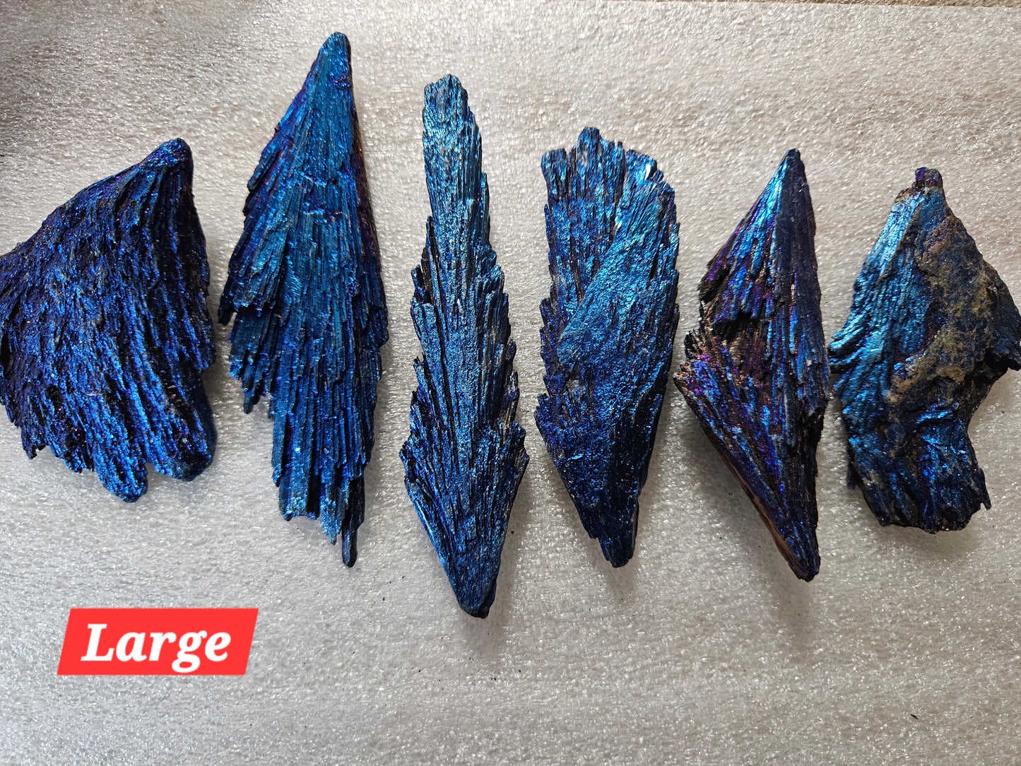 Titanium Blue Kyanite Fan - Large