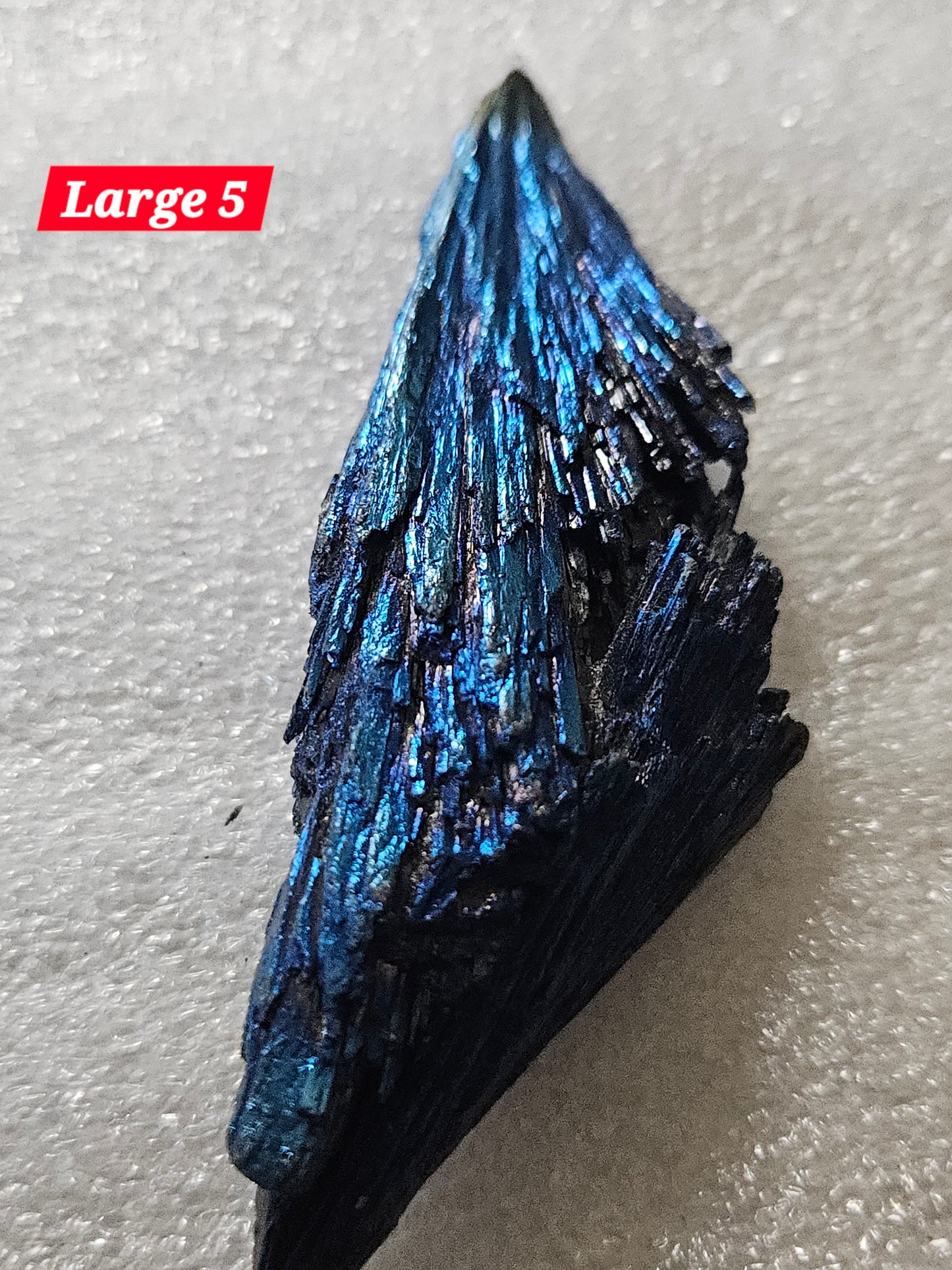 Titanium Blue Kyanite Fan - Large