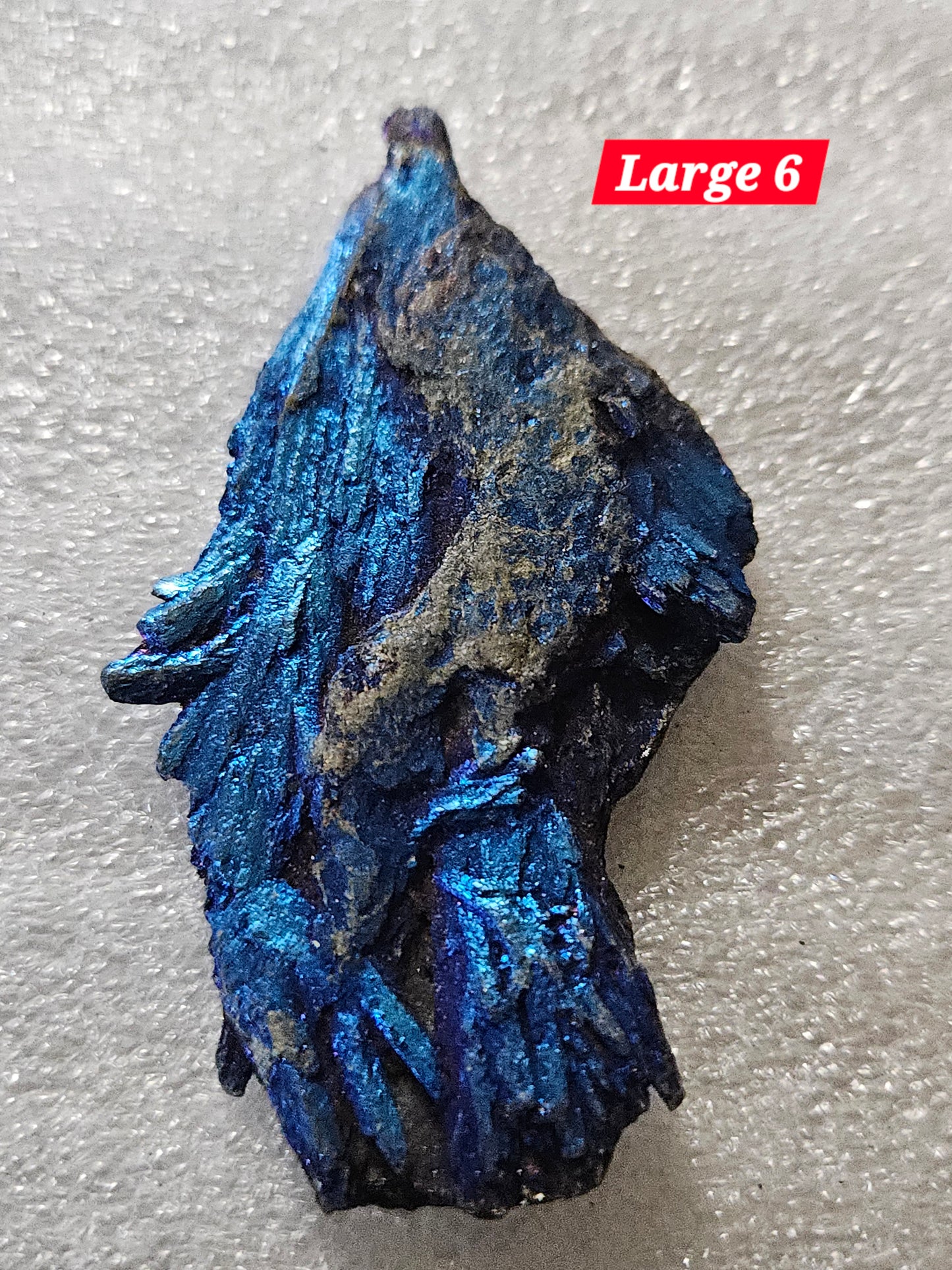 Titanium Blue Kyanite Fan - Large