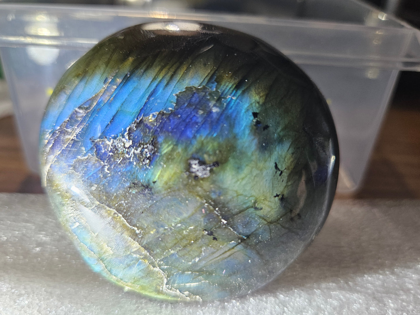 Labradorite Palm Stones - Madagascar