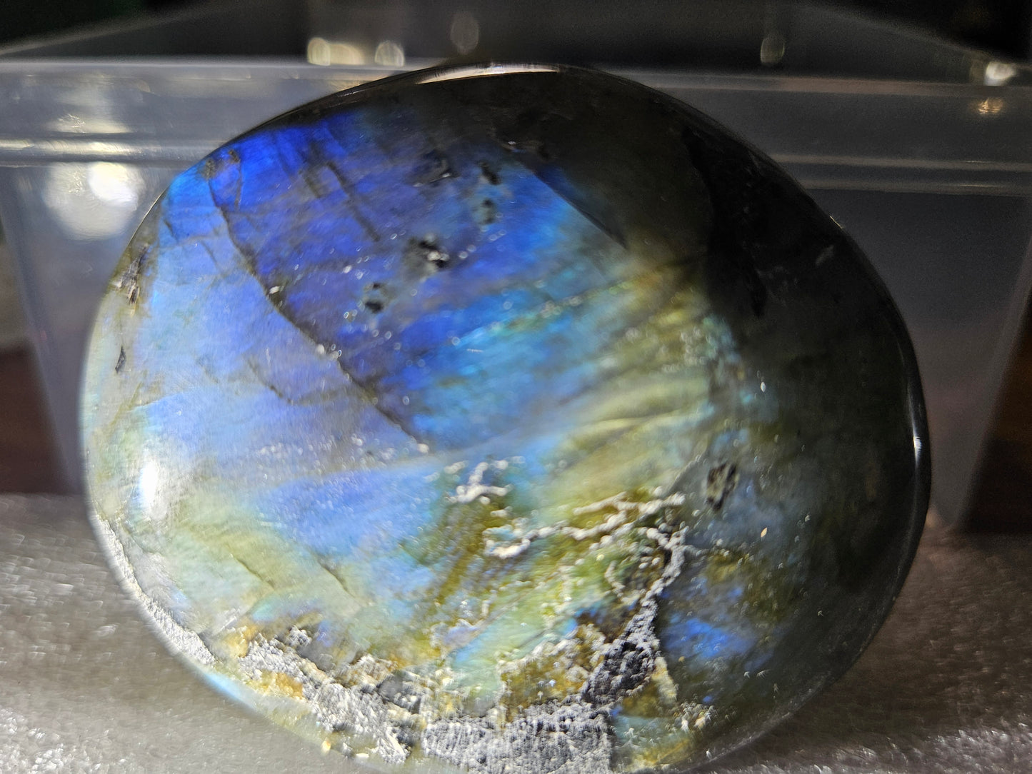 Labradorite Palm Stones - Madagascar
