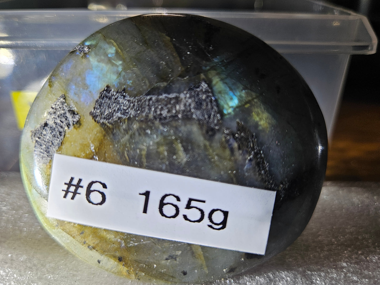 Labradorite Palm Stones - Madagascar