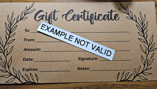 Gift Certificate