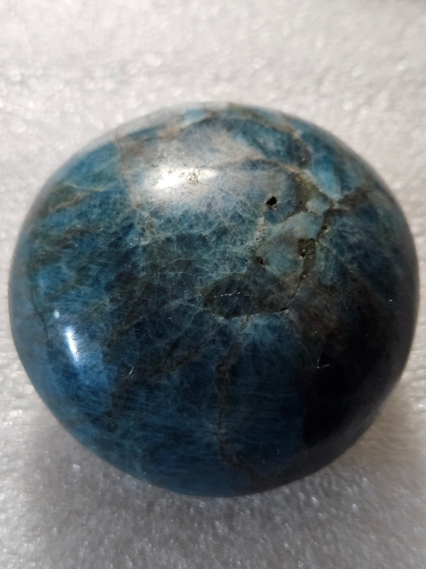Blue Apatite Palm Stone
