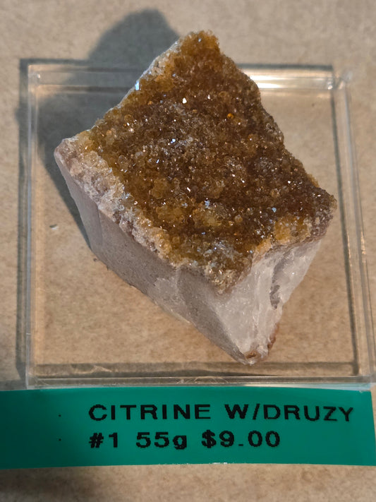 Citrine w/Druzy