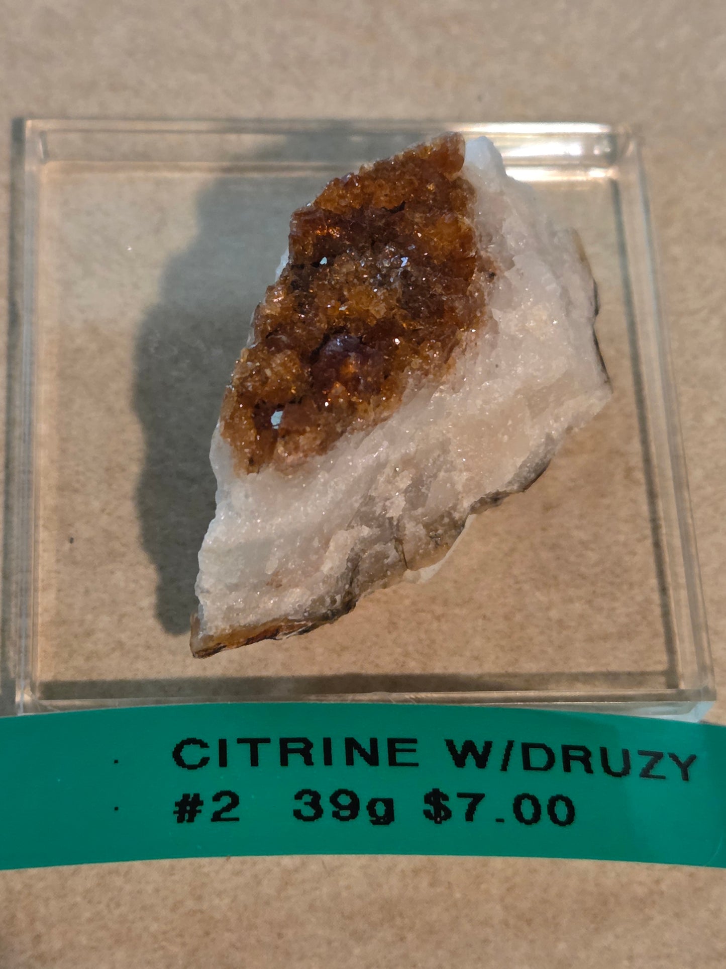 Citrine w/Druzy