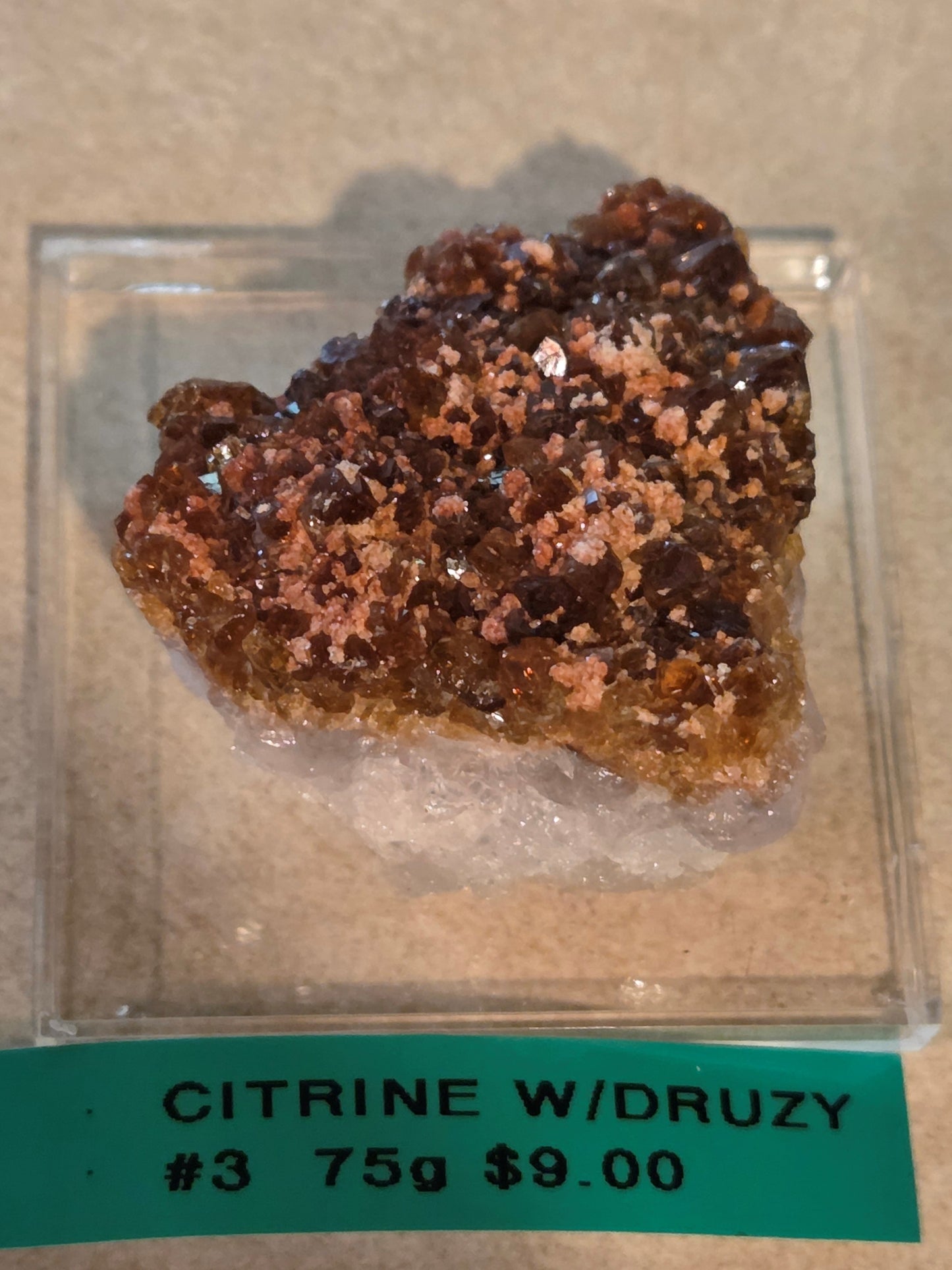 Citrine w/Druzy