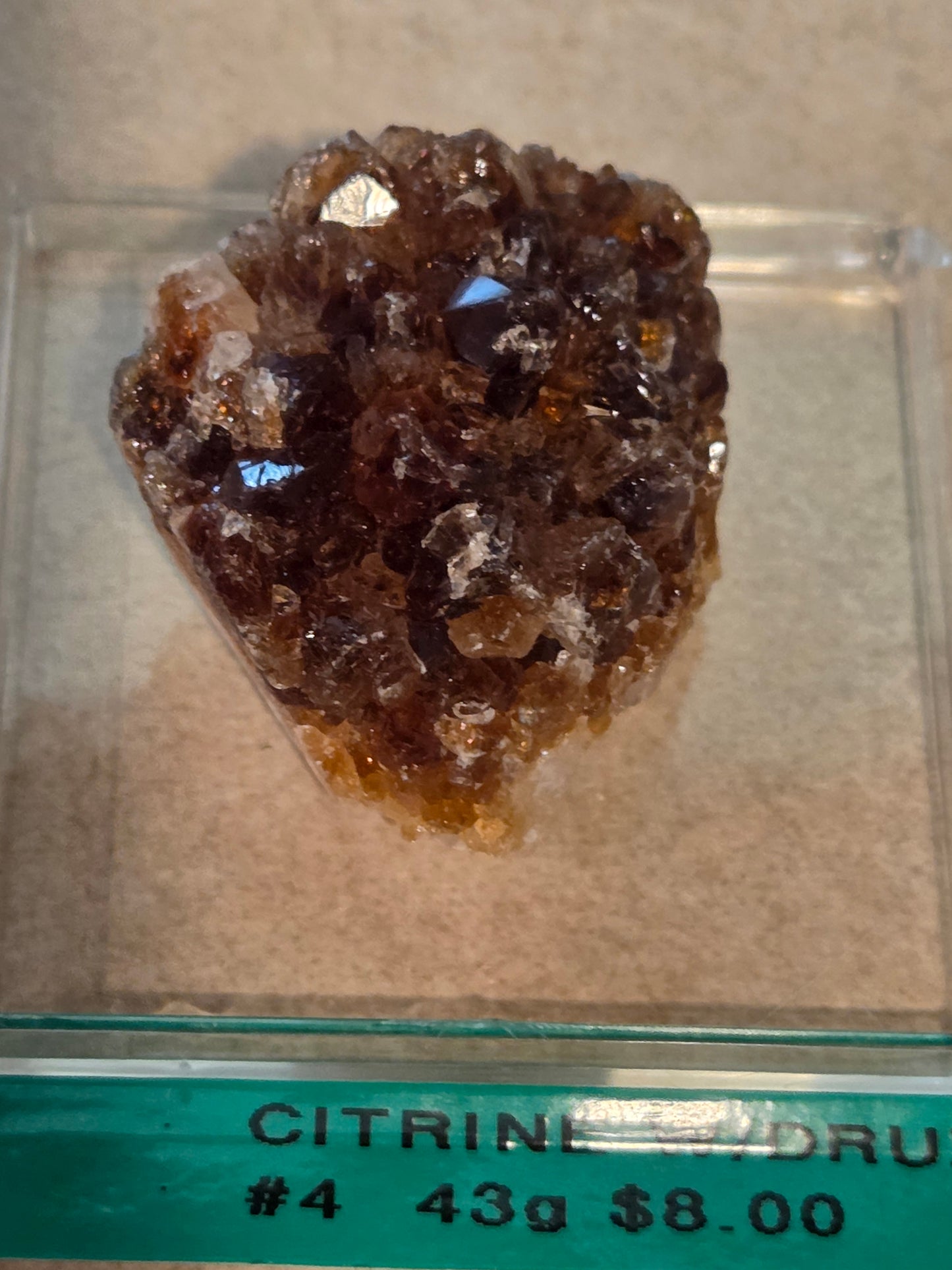 Citrine w/Druzy