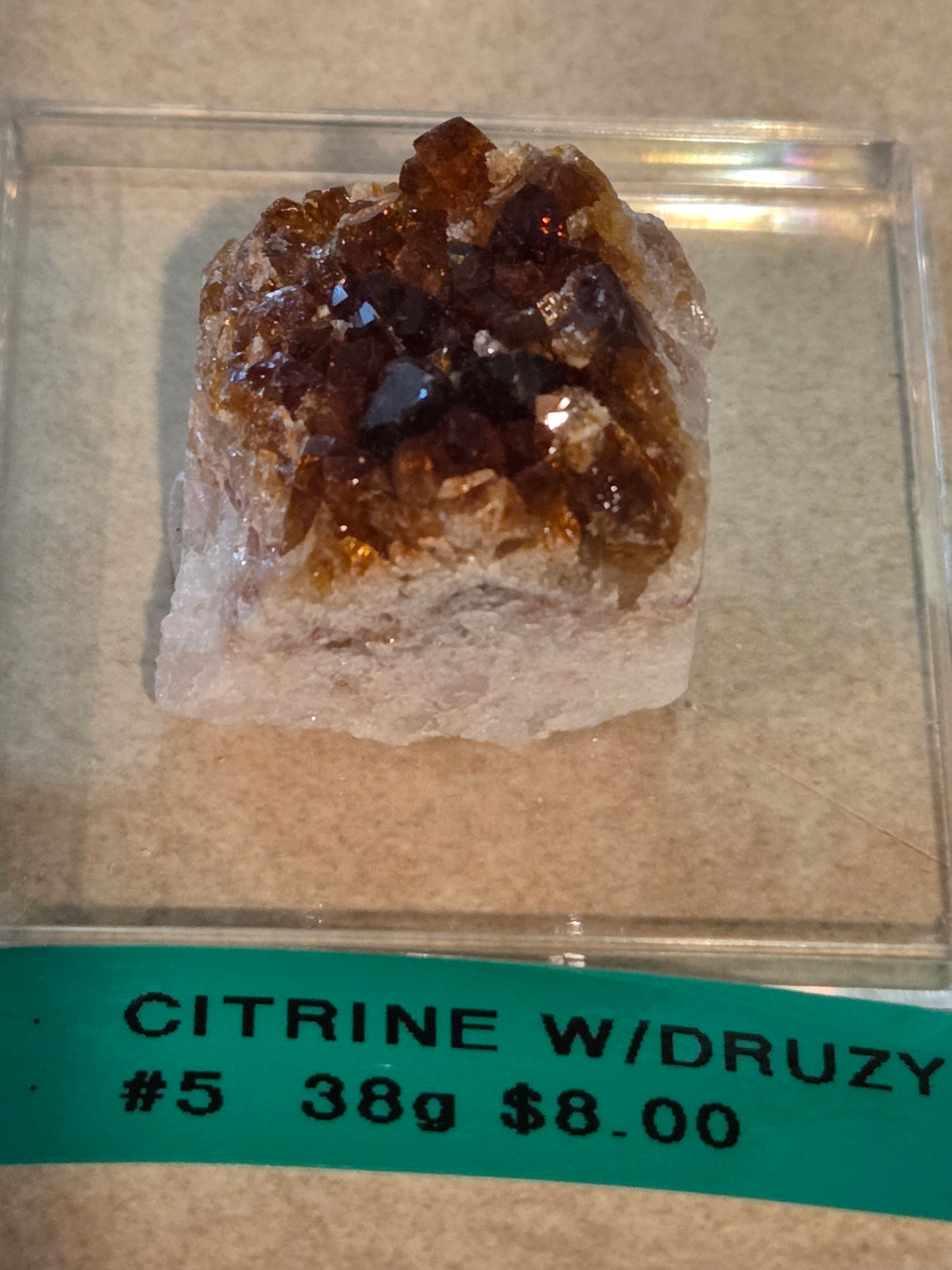 Citrine w/Druzy
