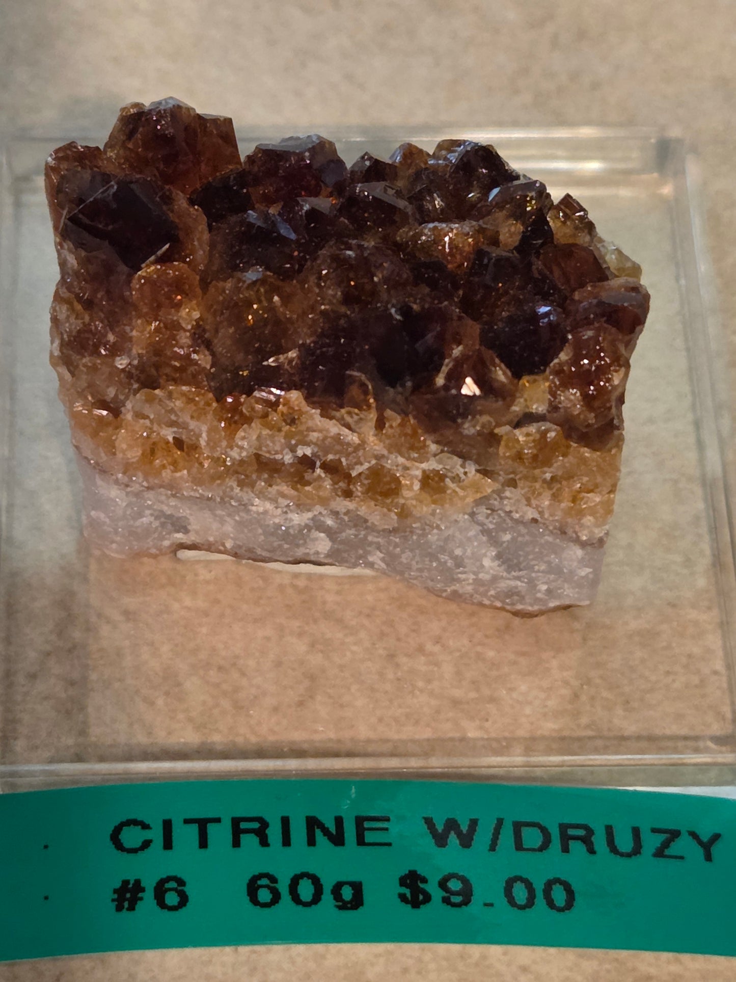 Citrine w/Druzy