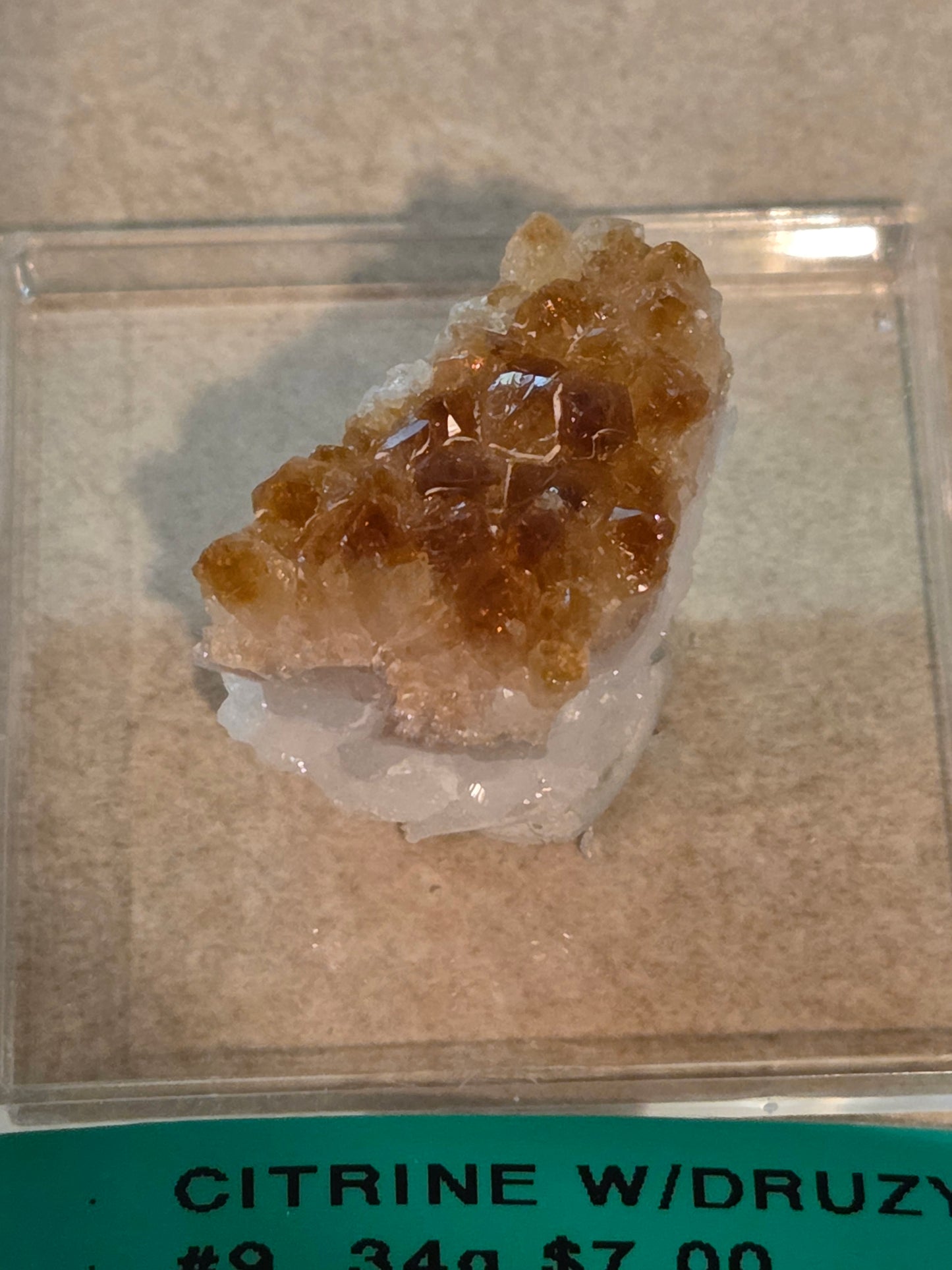 Citrine w/Druzy
