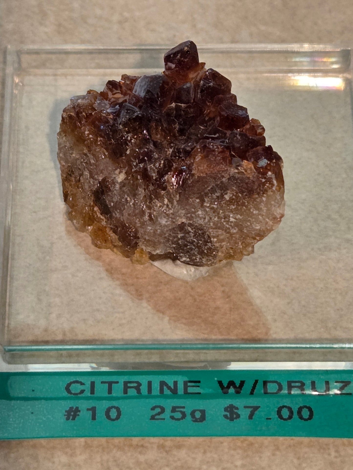 Citrine w/Druzy