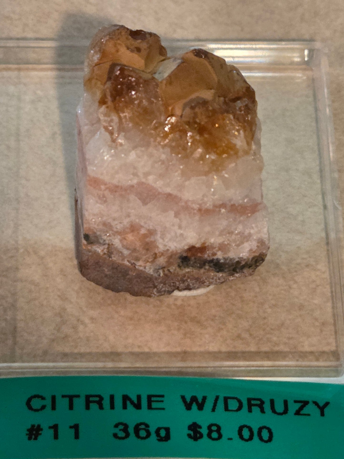 Citrine w/Druzy