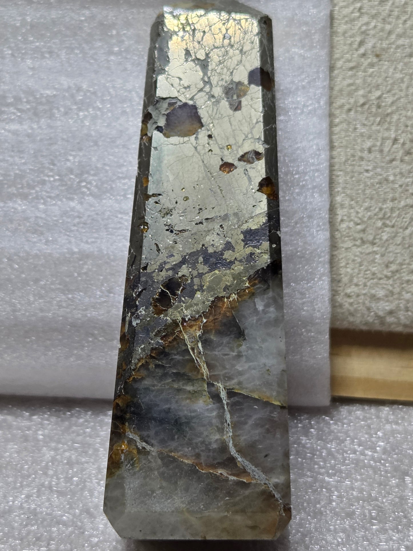Golden Healer w/Pyrite 4-sided Obelisk Tower - RARE