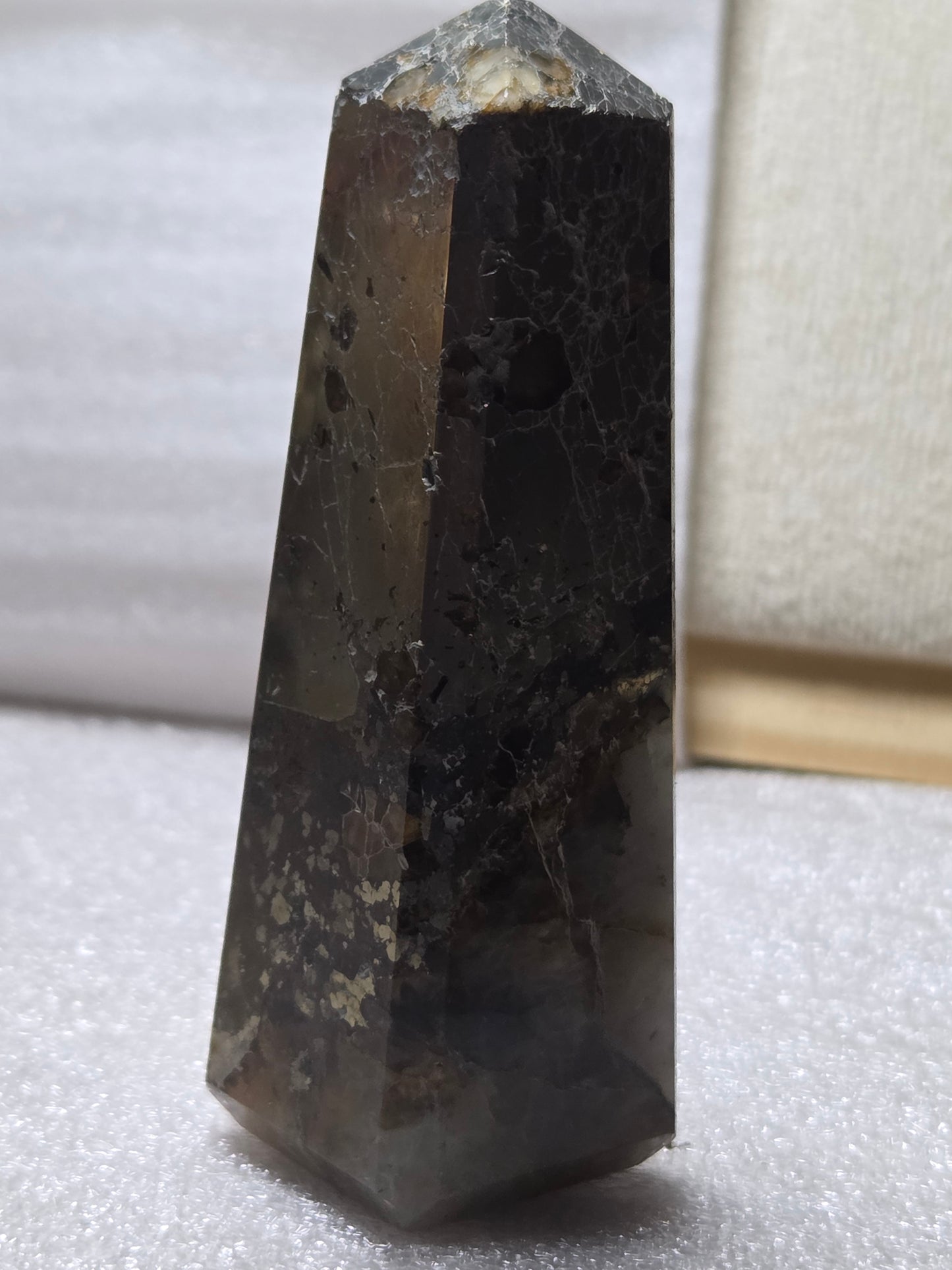 Golden Healer w/Pyrite 4-sided Obelisk Tower - RARE
