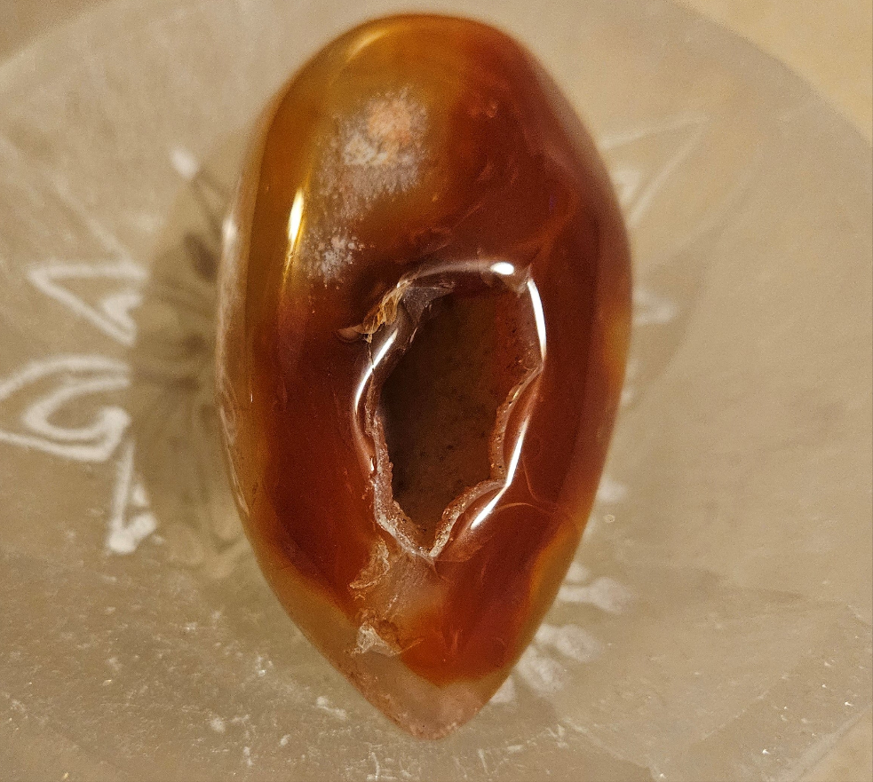 Carnelian Geode Druzy #12