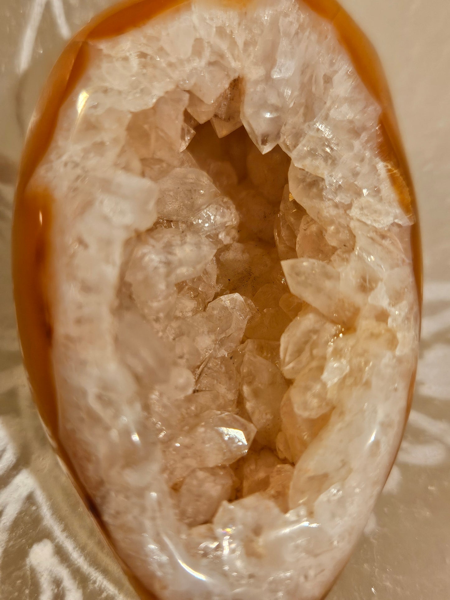 Carnelian Geode Druzy #10