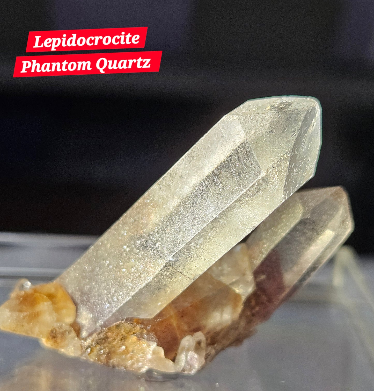 Lepidocrocite Phantom Quartz