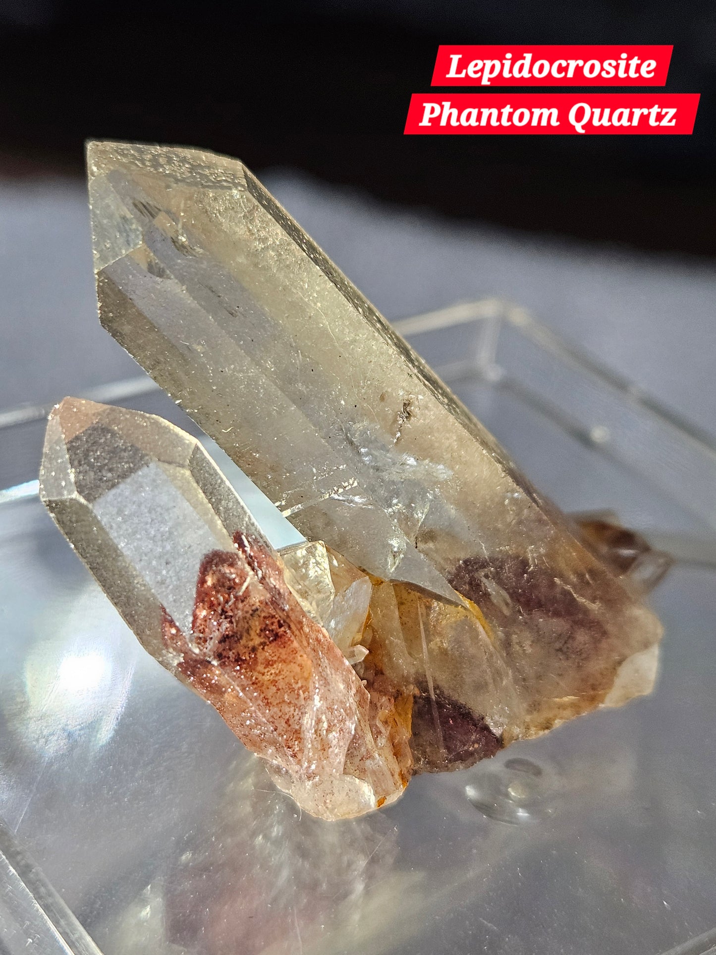 Lepidocrocite Phantom Quartz