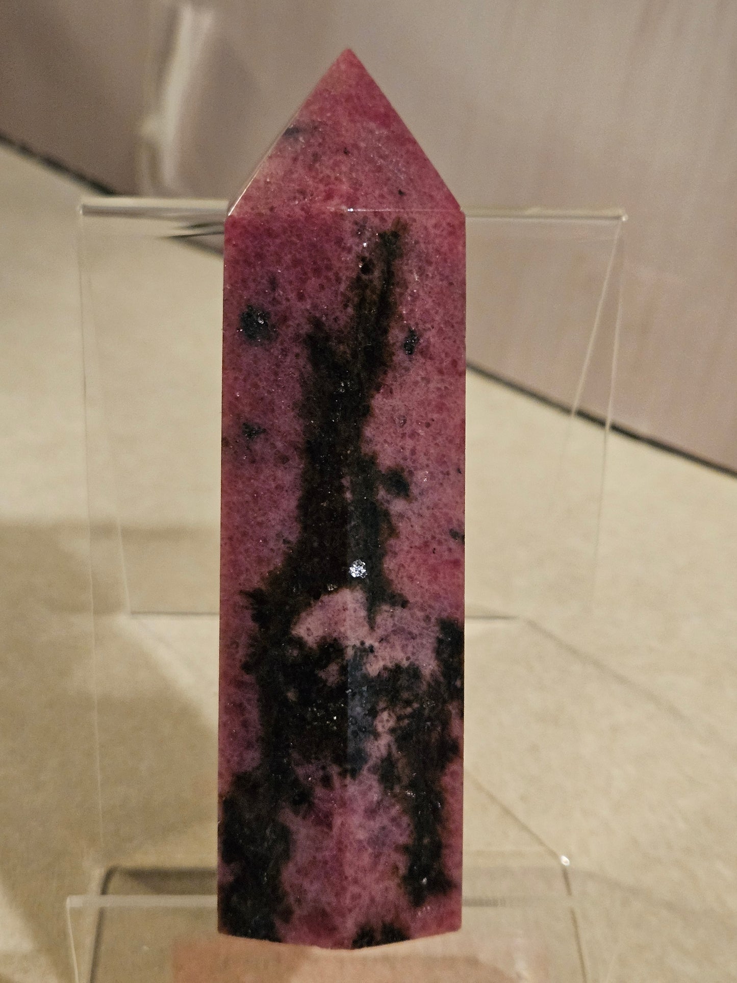 Rhodonite Crystal Tower