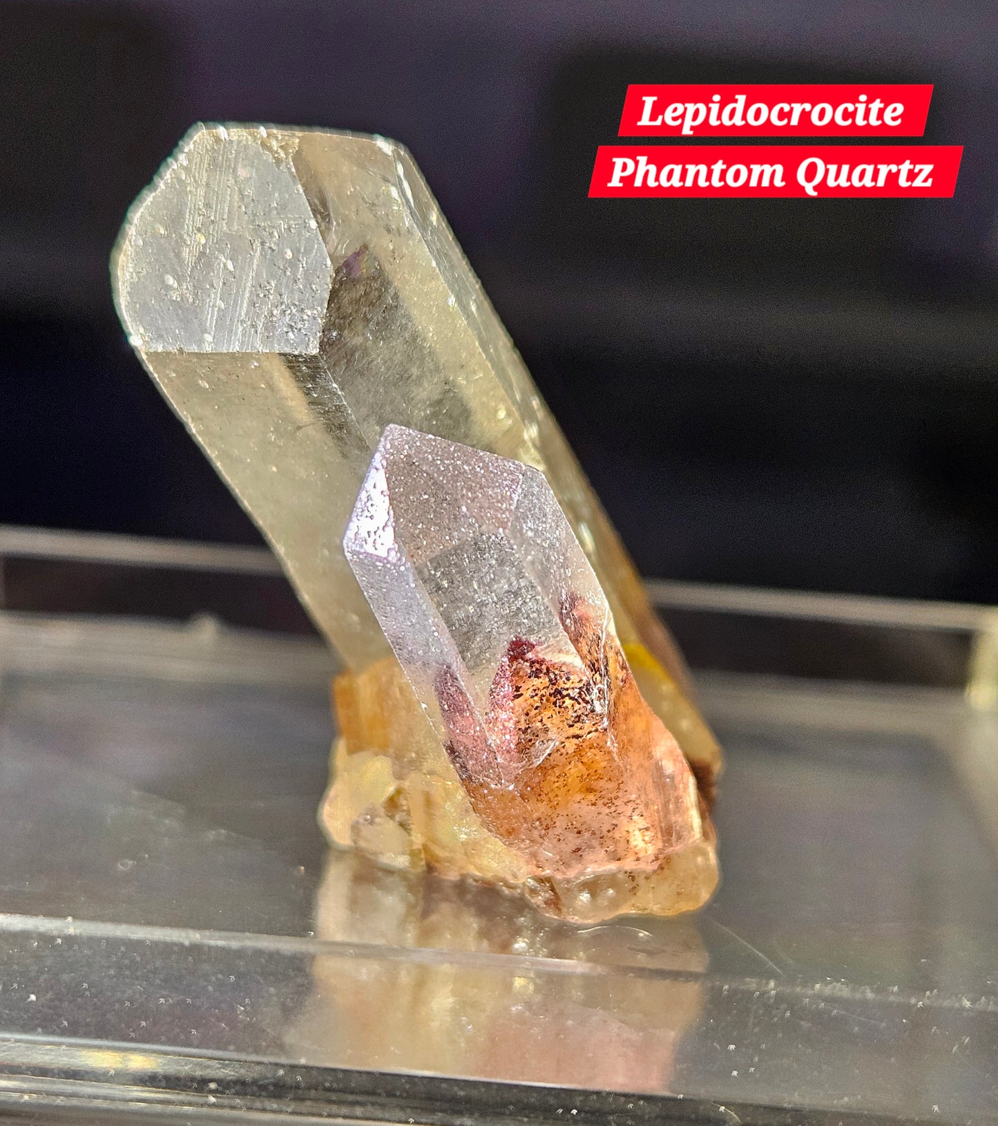 Lepidocrocite Phantom Quartz