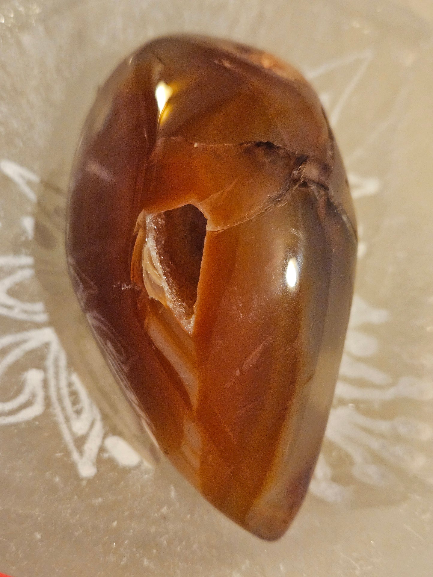 Carnelian Geode Druzy #11