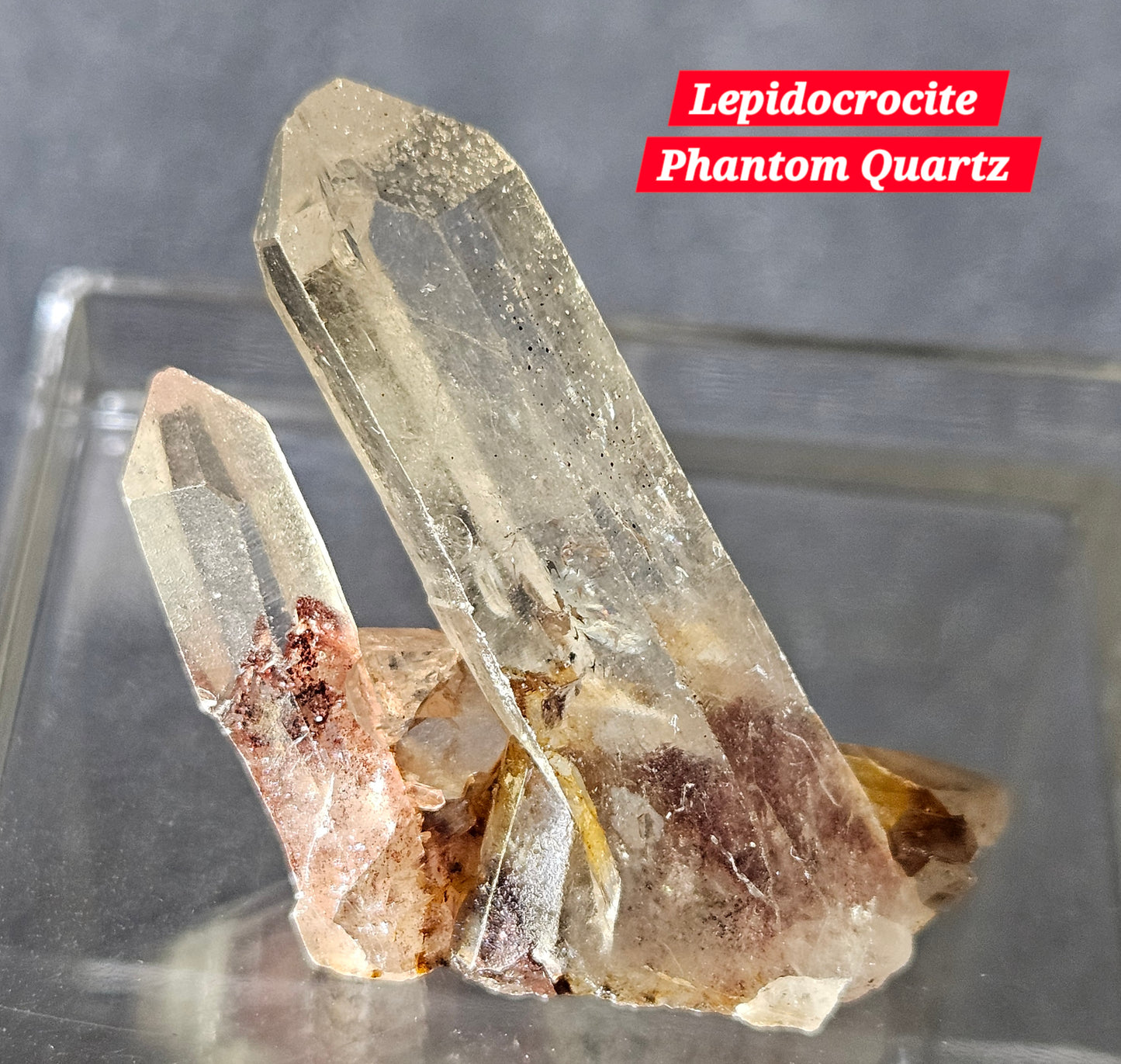 Lepidocrocite Phantom Quartz