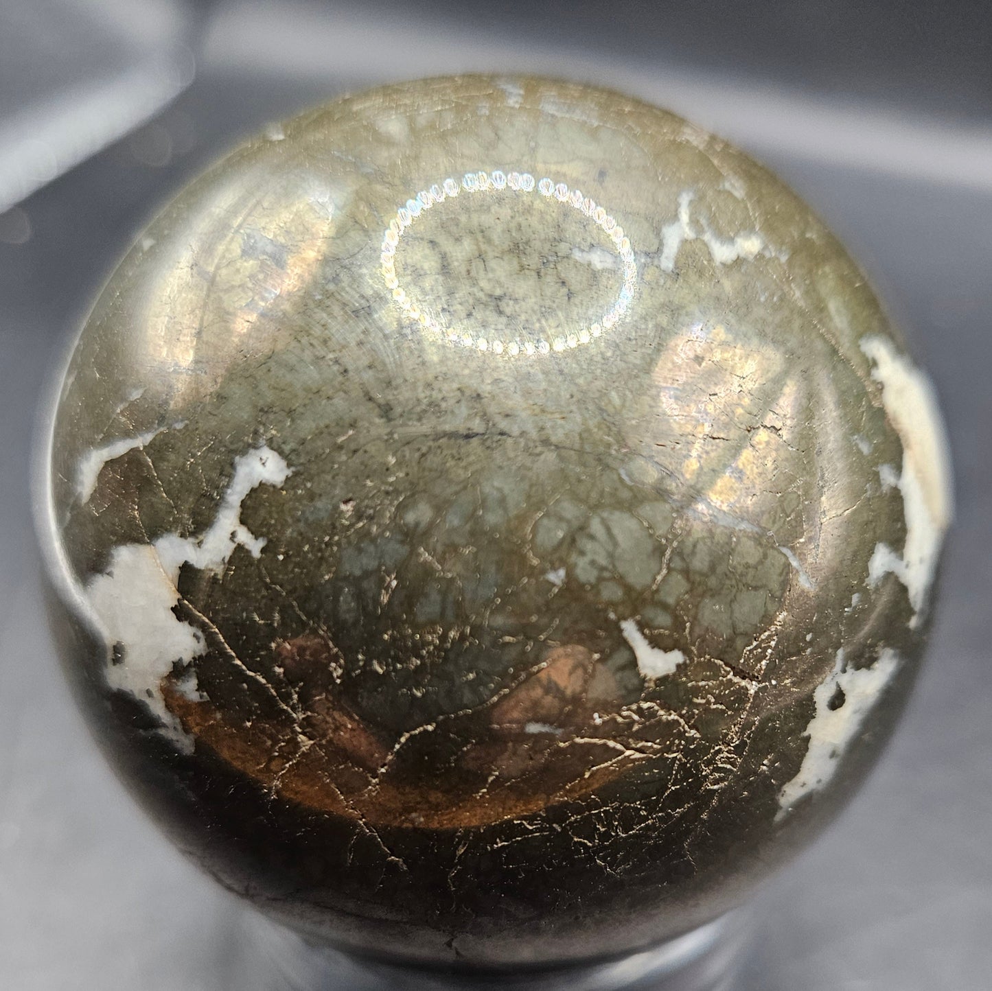 Pyrite Sphere (medium  @ 58.7mm)