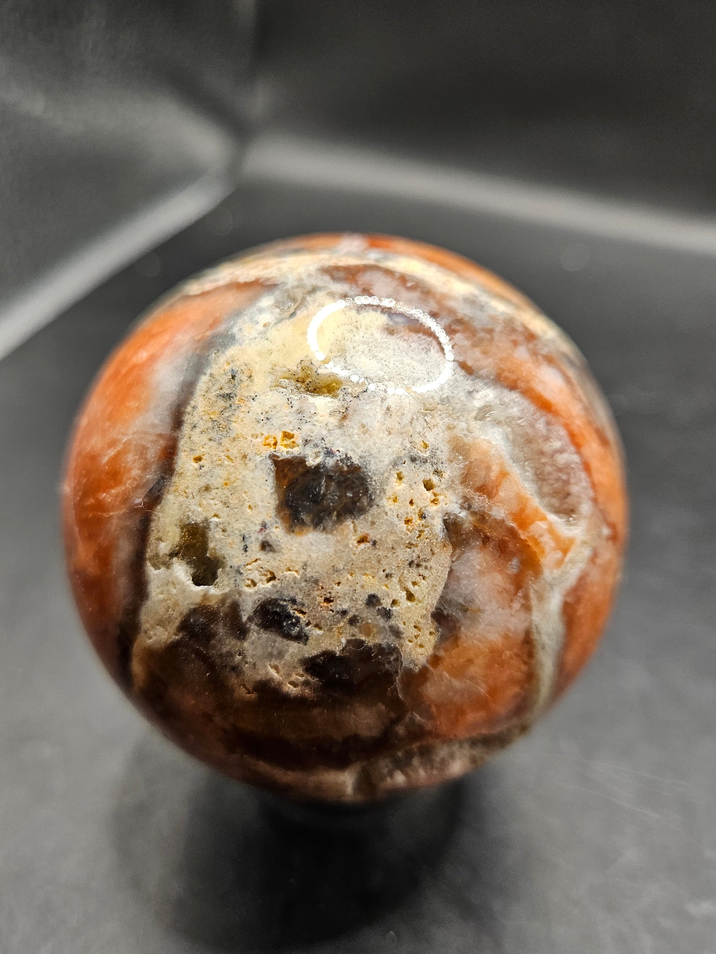 Rhodochrosite (28g) Sphere