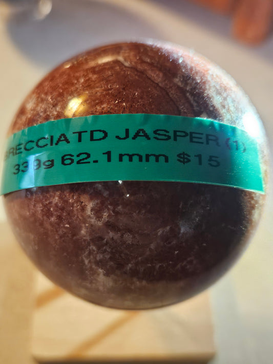 Brecciated Jasper Sphere #1