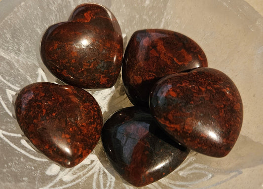 Mahogany Obsidian Crystal Mini Heart