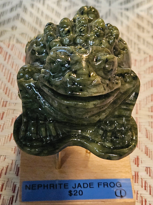 Nephrite Jade Frog