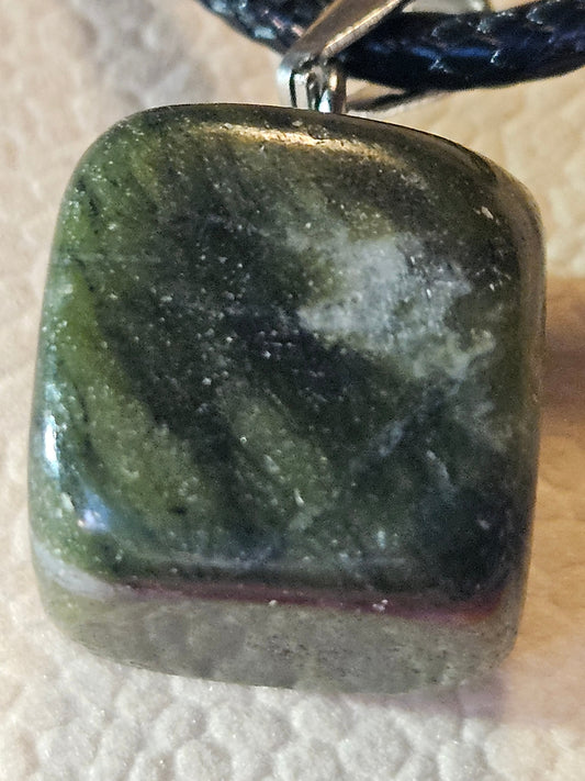 Serpentine Quartz Crystal Necklaces #1