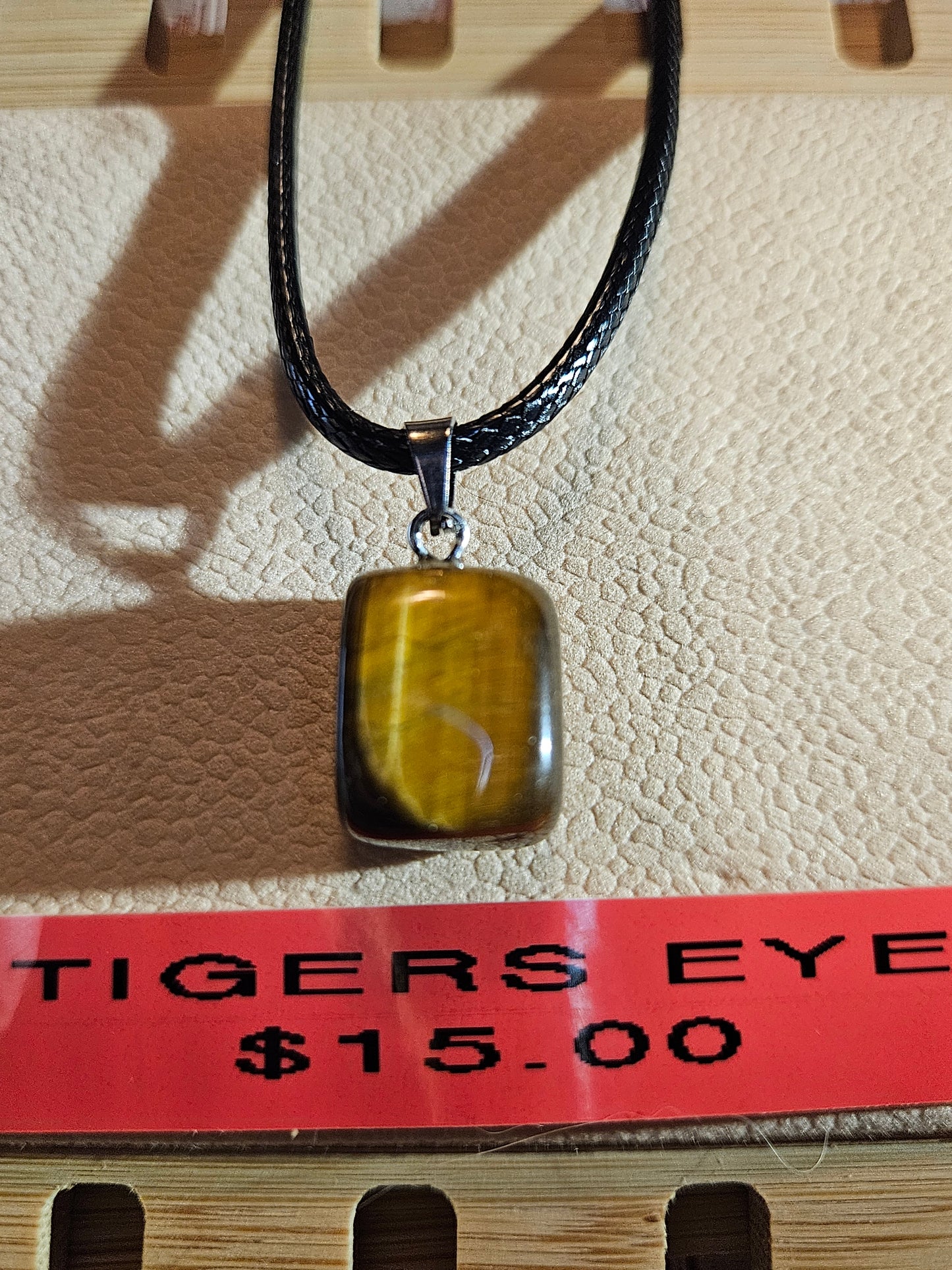 Tigers Eye Crystal Necklaces #1