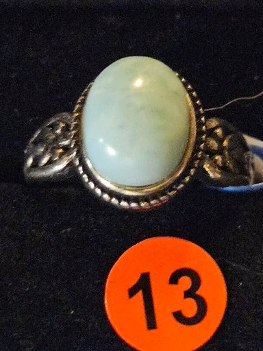 Larimar Crystal Ring 13