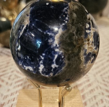 Sunset Sodalite Sphere 1