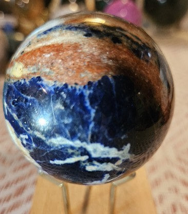 Sunset Sodalite Sphere 2