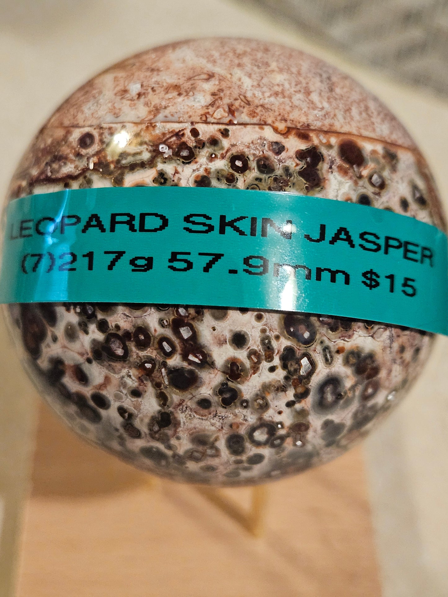 Leopard Skin Jasper Sphere 7