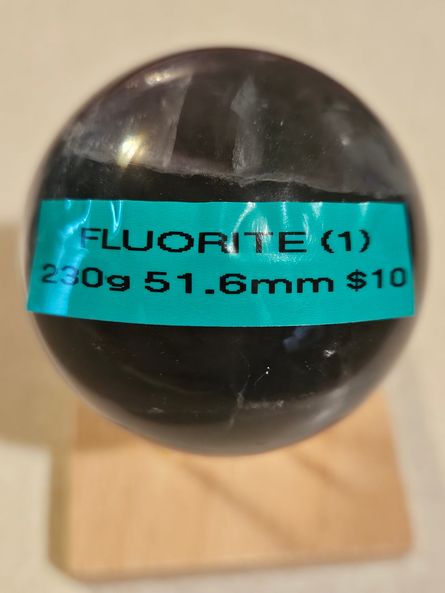 Fluorite Crystal Spheres (purple) 1 -  SOLD