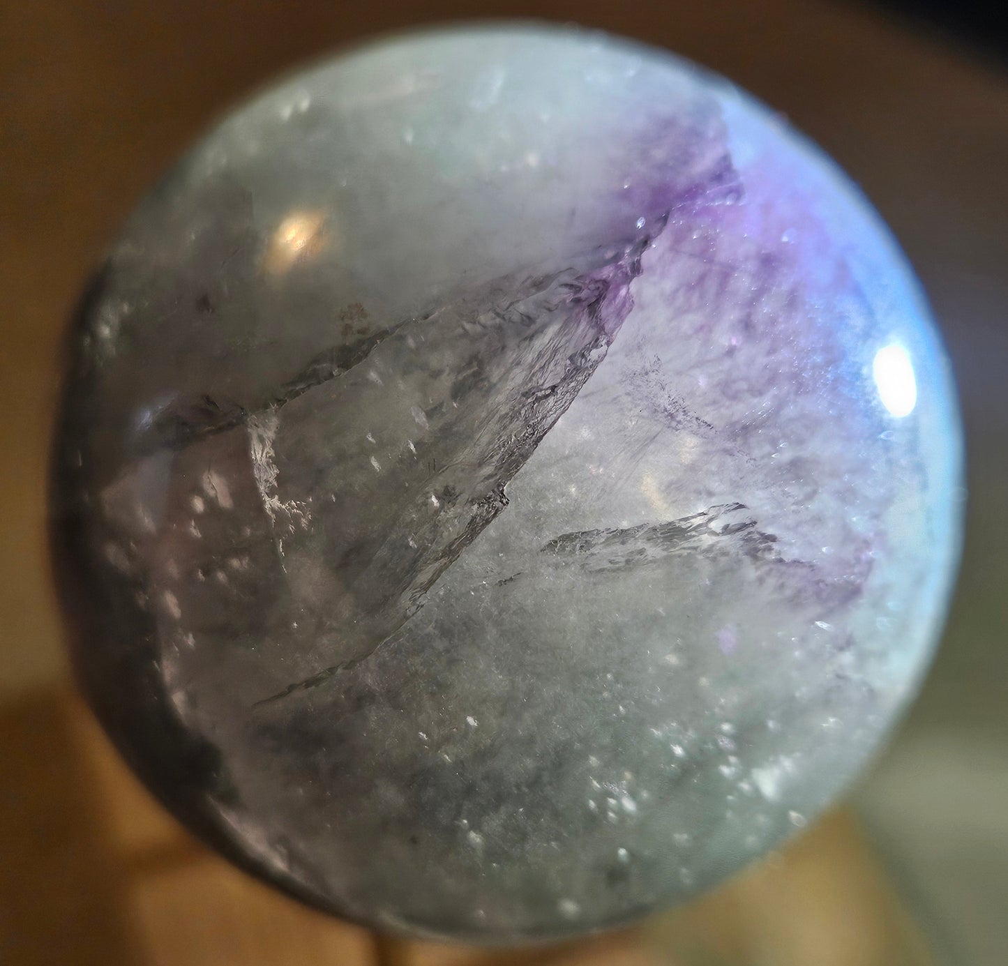 Fluorite Crystal Spheres (purple) 3