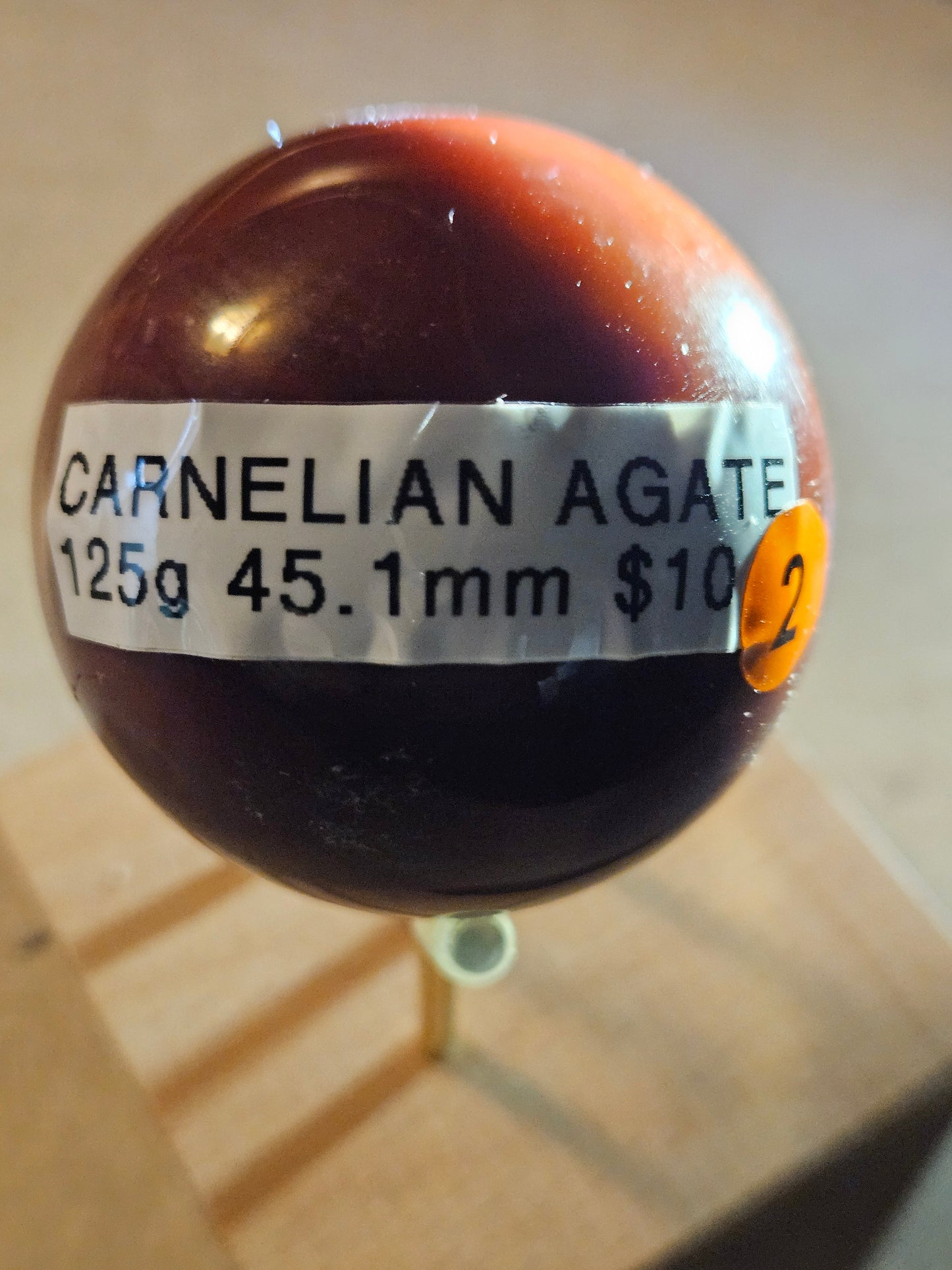 Carnelian Agate Crystal Spheres 2