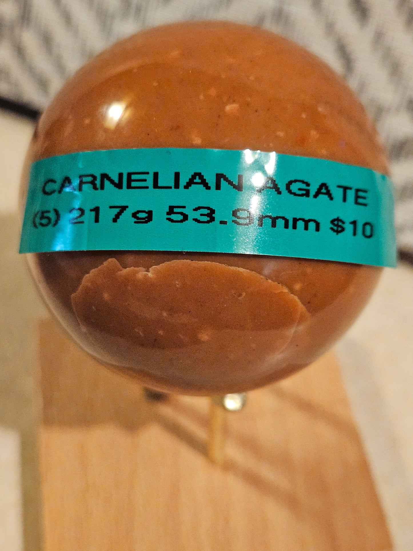 Carnelian Agate Crystal Spheres 5